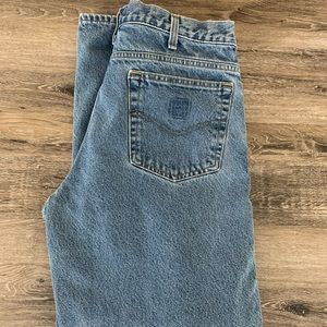 Flannel lined carhartt jeans